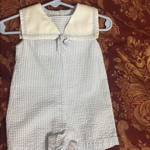 Petit Ami Seersucker Shortall